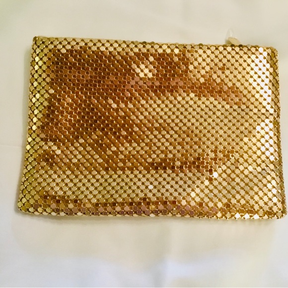 ✨ Paco Rabanne Gold Mesh Clutch – Lady Million Perfume Edition NWT - Picture 8 of 9